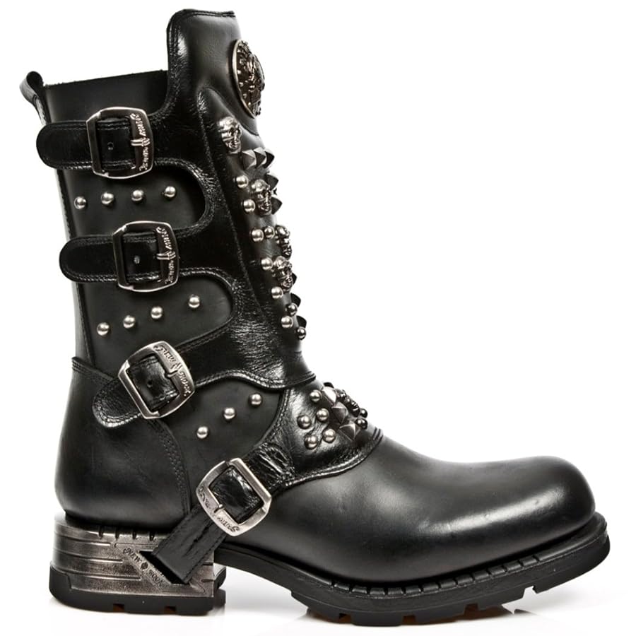 Amazon | New Rock メンズ US サイズ: 43 EU カラー: ブラック